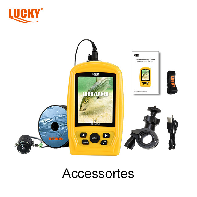 LUCKY FF3308-8 fish finder hand hold fish finders boat engine fishing rod underwater camera