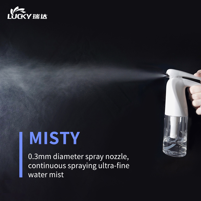 Newly design 200ml 300ml clear reusable fine mist Hair sprayer Plastic Garden watering continuous water mist spray bottle