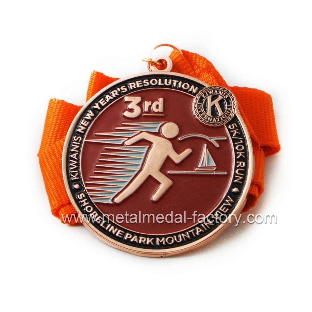 Custom Cheap Metal Competition photo Finisher hanging tungsten medals for kids