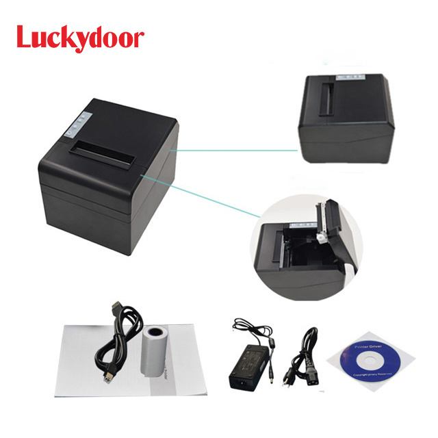 Hot POS Thermal Printer Receipt Auto Cutter Printer 80mm for Restaurant Kitchen Bill Printing