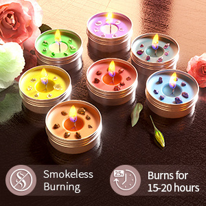 Wholesale 7 Day Mega Glass Rainbow Color Devotional Religious Prayer Candle Candles Scent Pack of Aromatherapy Candle Set