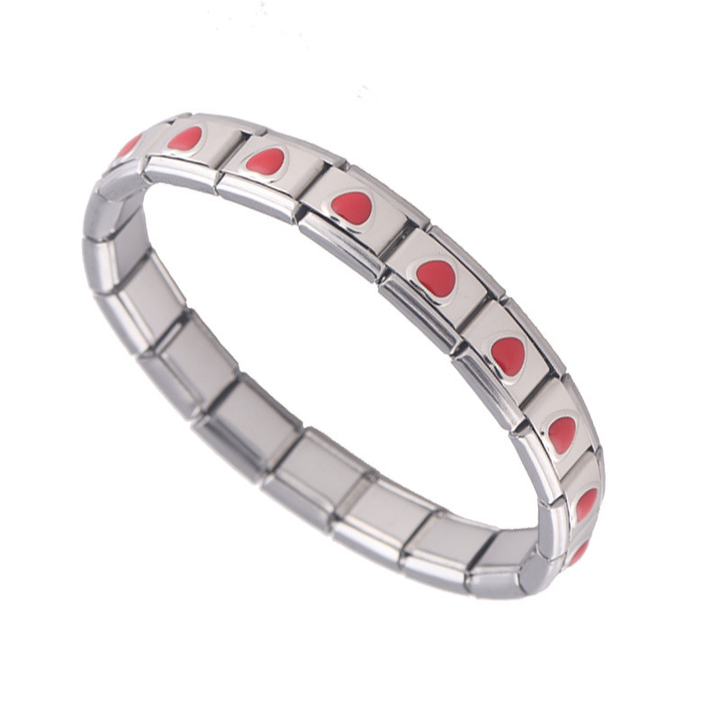 New Hot Selling Italian Charm Link Bracelet Stainless Steel Bracelet