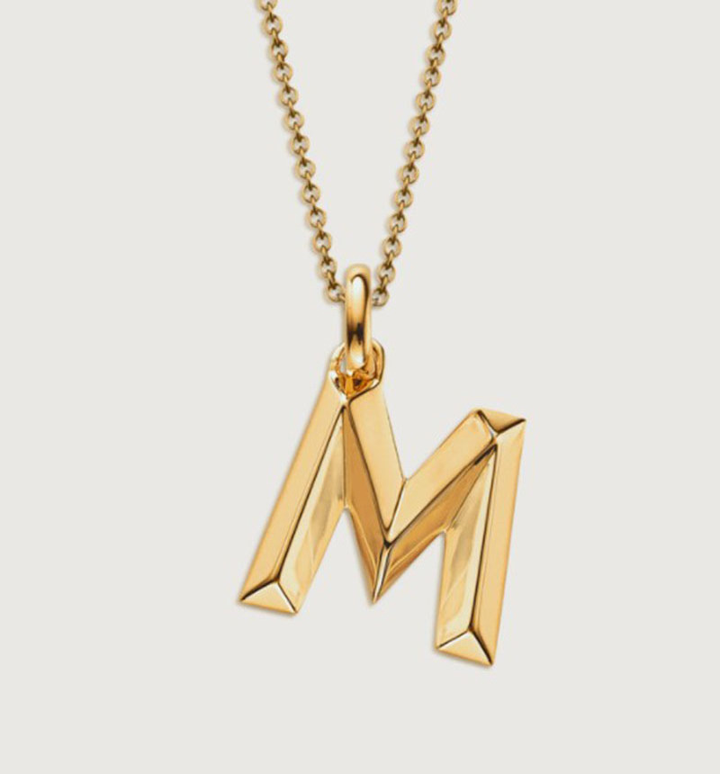 Customize jewelry stainless steel gold plated hiphop alphabet pendant wholesale supplies