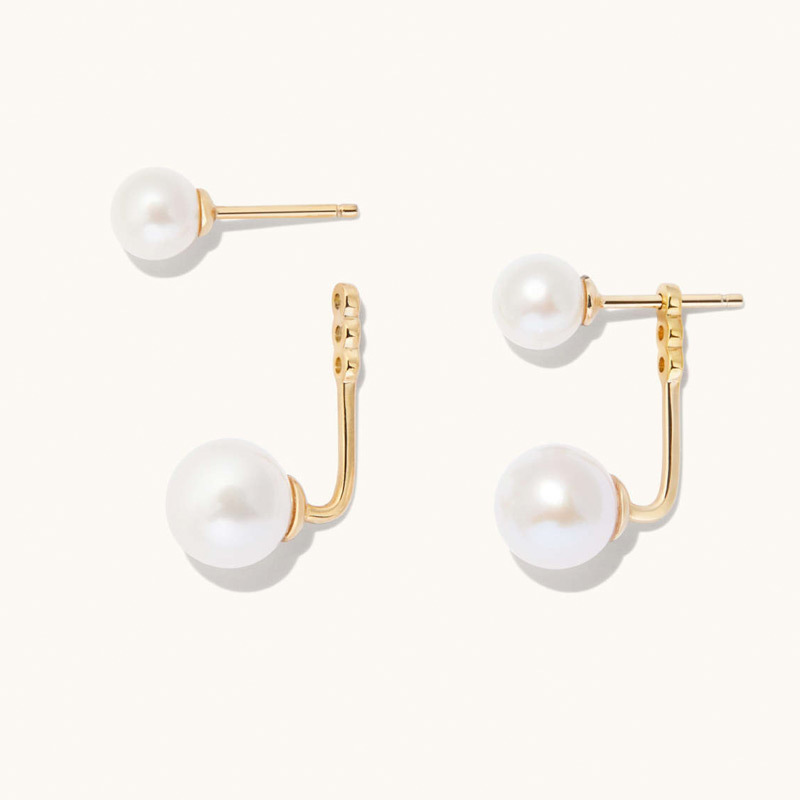 Fashion Classic Removable Drop Earring Can Mix And Match Or Wear Solo As A Stud Jewelry Pearl Stud Earrings