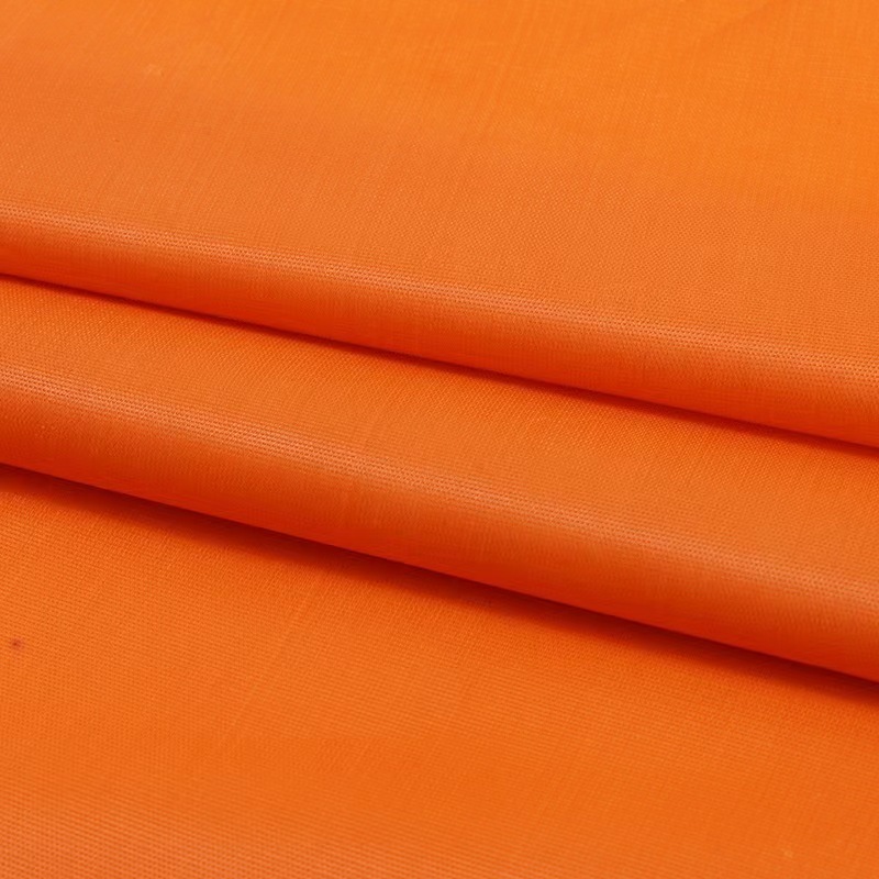 Manufacturers direct polyester Taffeta  PVC plain color bottom fabric waterproof tarp raincoat tent fabric