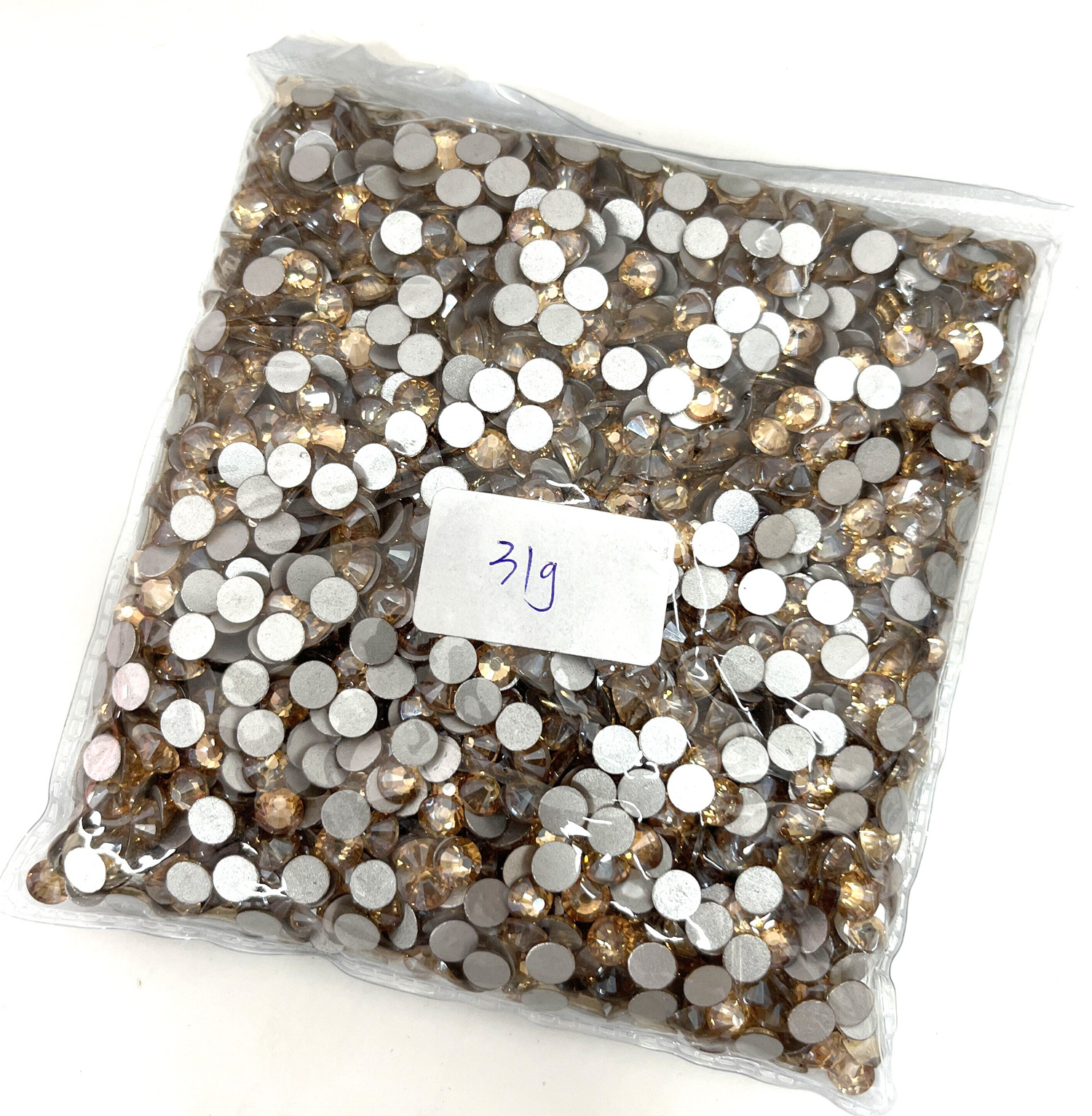 Lucky bulk top quality  large size 8mm ss40  flat back rhinestones  nail crystal 16 cuts flat back crystal nail decoration