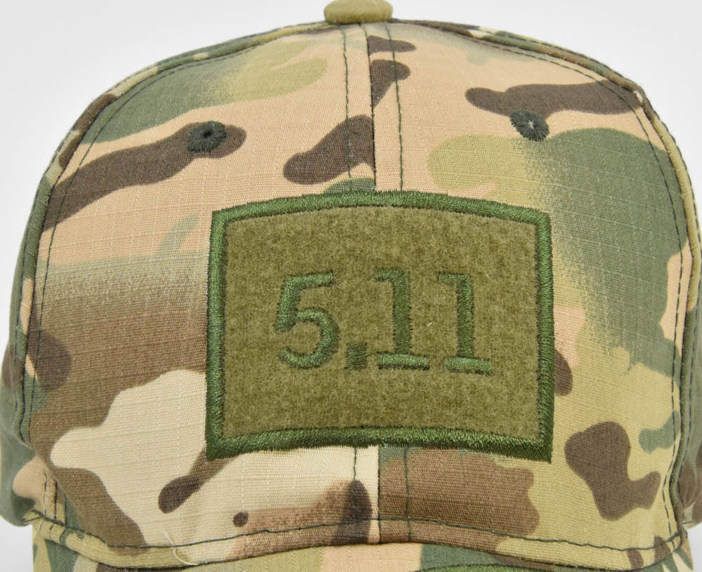 Custom Adjustable Outdoor Cotton Embroidery Cap Tactical Camouflage Baseball Cap, hook and loop backing Camping Caps Hats