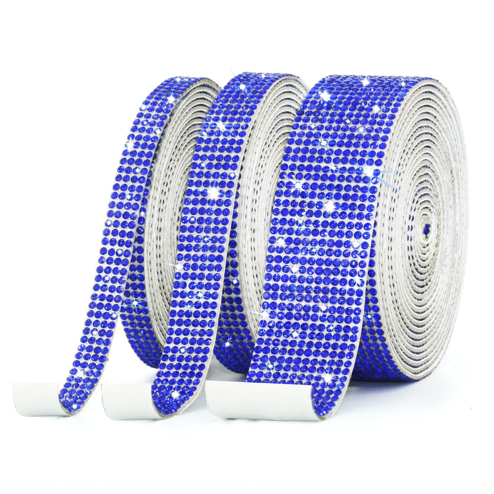 Rhinestone Ribbon Silver Diamond Bling Sparkle Ribbon Wrap