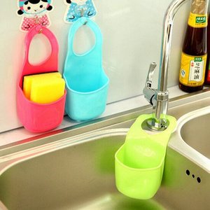 Kitchen Bath Rack Snap Fastener Sink Hanging Storage Bag Basket Organizer Bathroom Box Drain Faucet Sponge Holder Gadgets