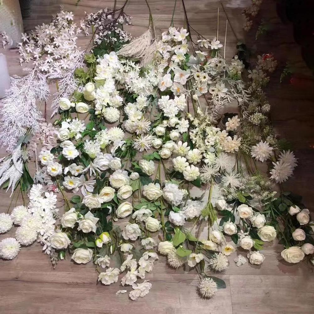 LF770 Luckygoods wholesale wedding event decoration artificial white flower with different designs