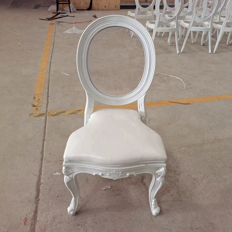 JJ230149-185 White Black Plastic Small Chairs Wholesale PP Plastic Garden Chairs For Sale Wedding Home Furniture