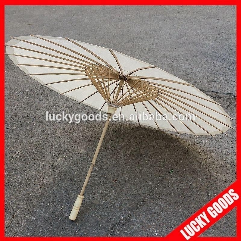 personalized oil paper white wedding umbrellas wholesale