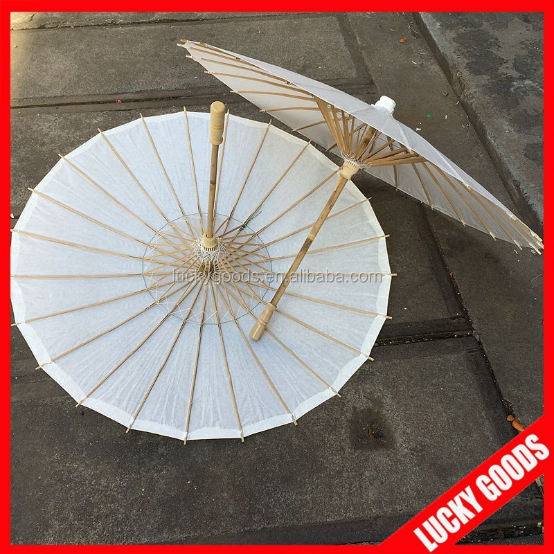 personalized oil paper white wedding umbrellas wholesale