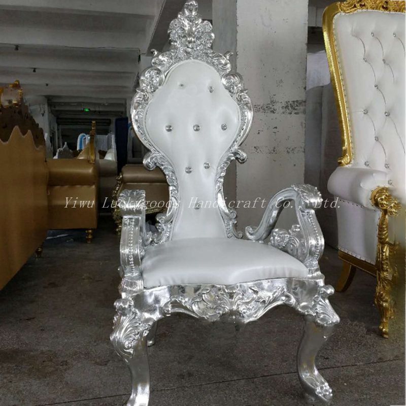 Luckygoods cheap kids king wedding queen throne chair wedding hotel chairs for sale SF210511-36