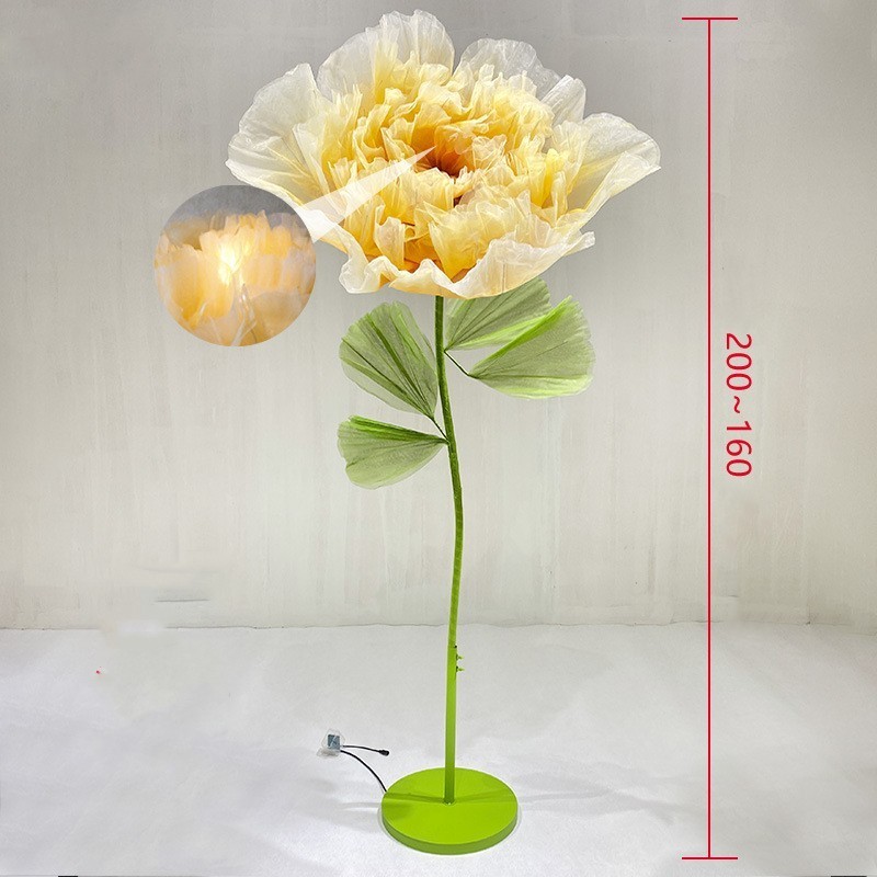 LY210730-2 Giant Wedding Silk Flower Decoration Giant Artificial Flowers