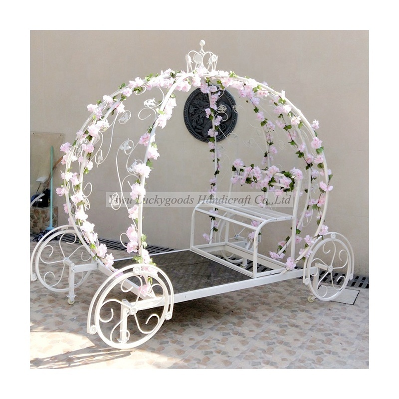 TY210726-1 Royal white holiday festival wedding horse carriage for sale