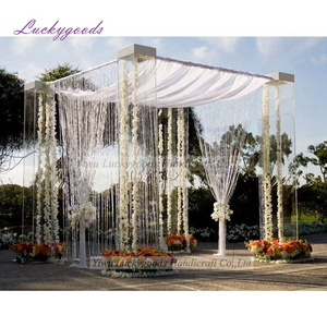 LG20180814-5 new arrival  elegant clear acrylic decorating gazebo for wedding