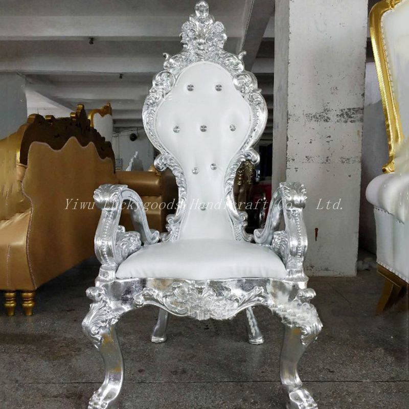 Luckygoods cheap kids king wedding queen throne chair wedding hotel chairs for sale SF210511-36