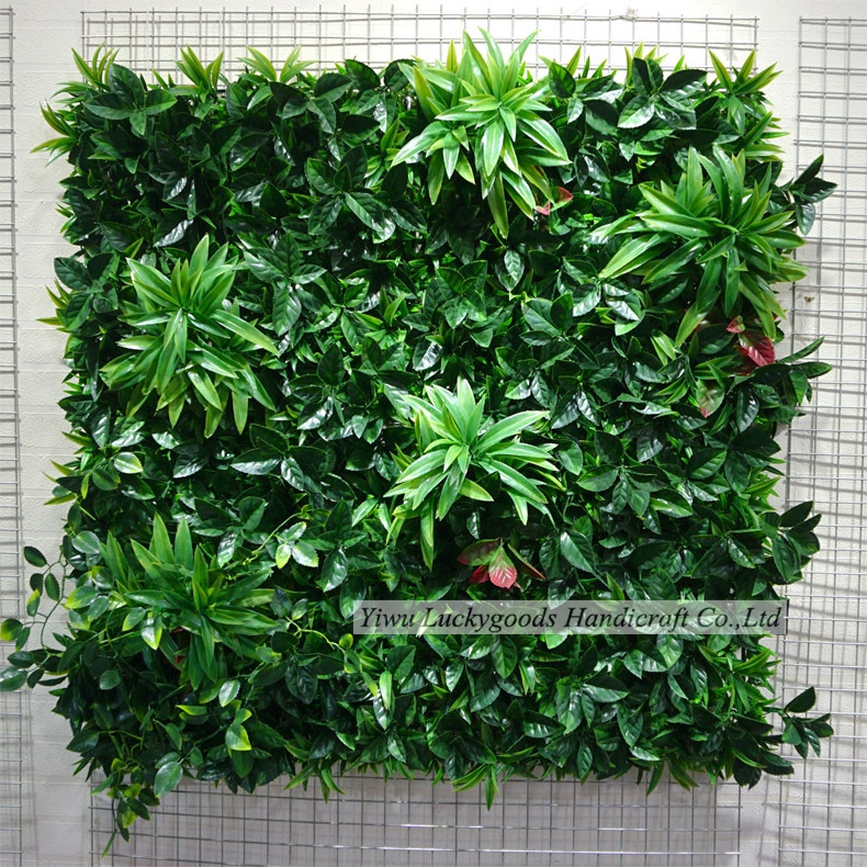 LK20191022-52 Artificial green plant wall decor for home wedding hotel