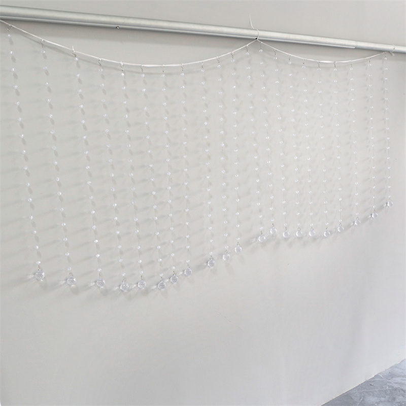 ZK220147 crystal beads curtain for door crystal hanging beads string curtain beads hanging crystal wedding decorations