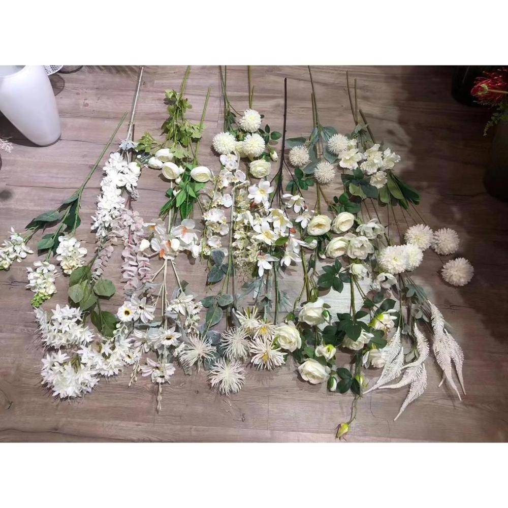 LF770 Luckygoods wholesale wedding event decoration artificial white flower with different designs