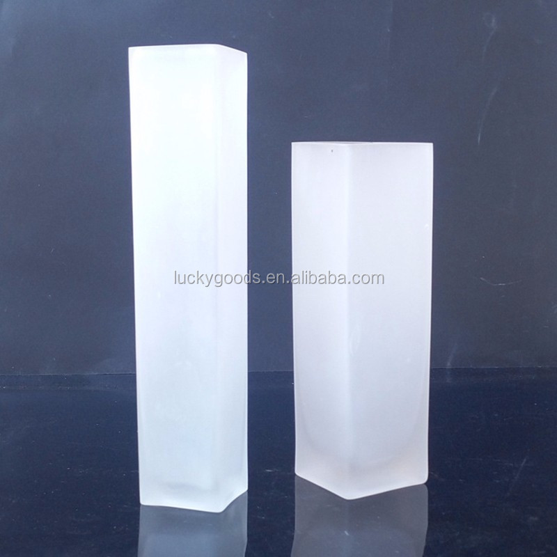 LHP084 wholesale vase centerpieces for wedding table clear silver glass wide mouth vase