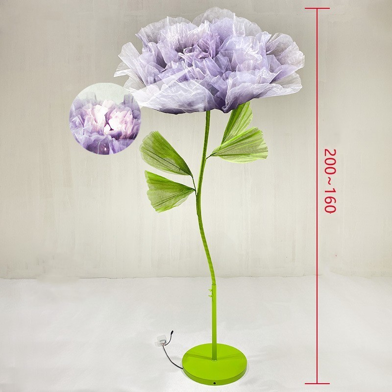 LY210730-2 Giant Wedding Silk Flower Decoration Giant Artificial Flowers