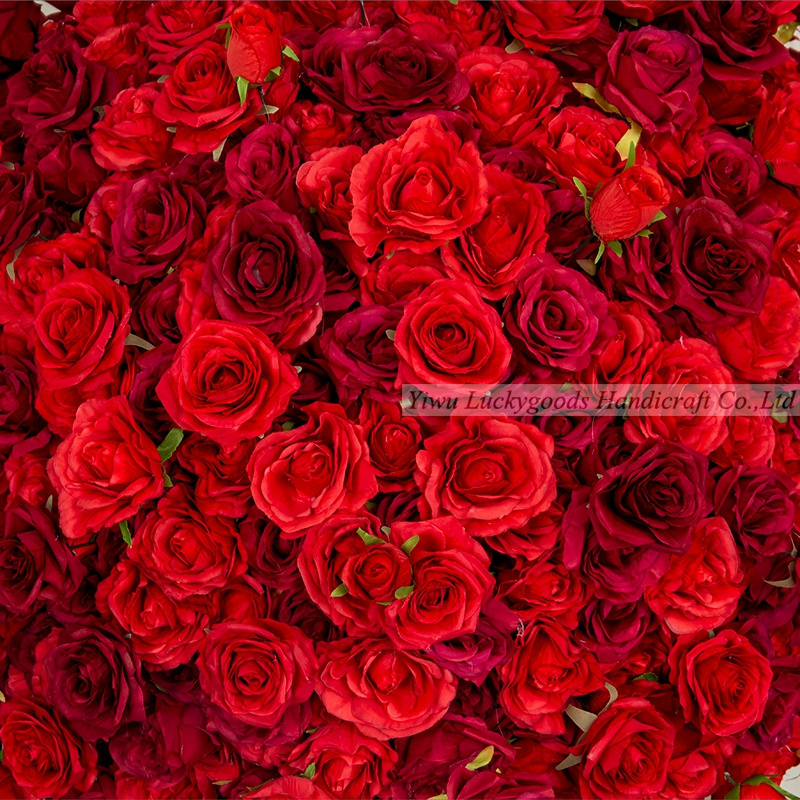 LFB1609-3 large artificial flower ball for centre pieces wedding table decoration red roses flower ball