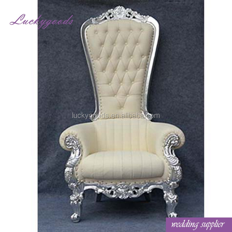 LYZ024 luxury purple elegant purple wedding and event bride and groom wedding chair throne chairs for events