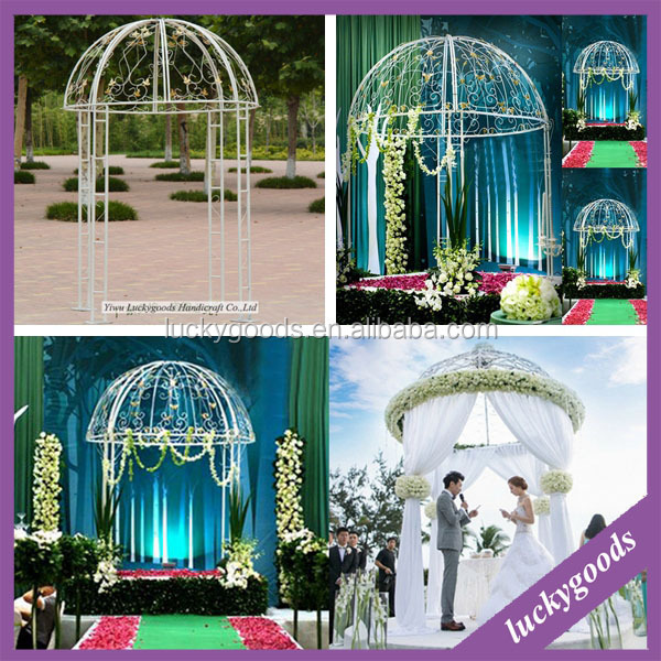 bulk white decorating gazebo for wedding