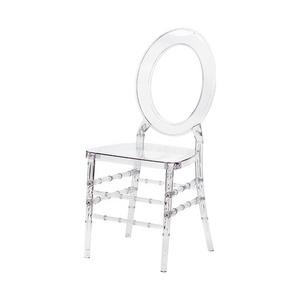 JJ230086 Acrylic Event Party Outdoor Indoor Napoleon Chair Crystal Princess Chair Clear Wedding Transparent Chair