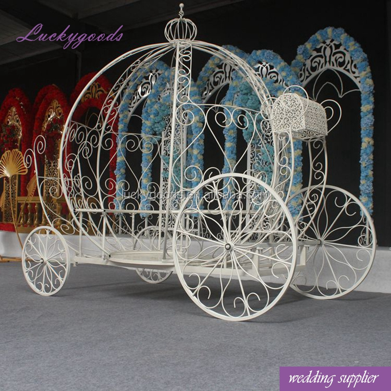 LDJ751 Large White Wedding Decorative Cinderella Pumpkin Carriage For Sale