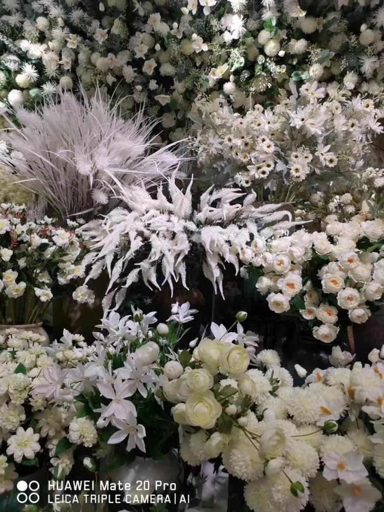 LF770 Luckygoods wholesale wedding event decoration artificial white flower with different designs