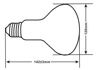 Lucky Herp 80W 100W 125W 160W  reptile uva uvb light and heat mercury vapor bulb lamp for turtles and pets with ETL CE ROHS PSE