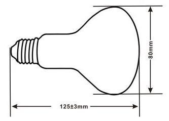 Lucky Herp 80W 100W 125W 160W  reptile uva uvb light and heat mercury vapor bulb lamp for turtles and pets with ETL CE ROHS PSE