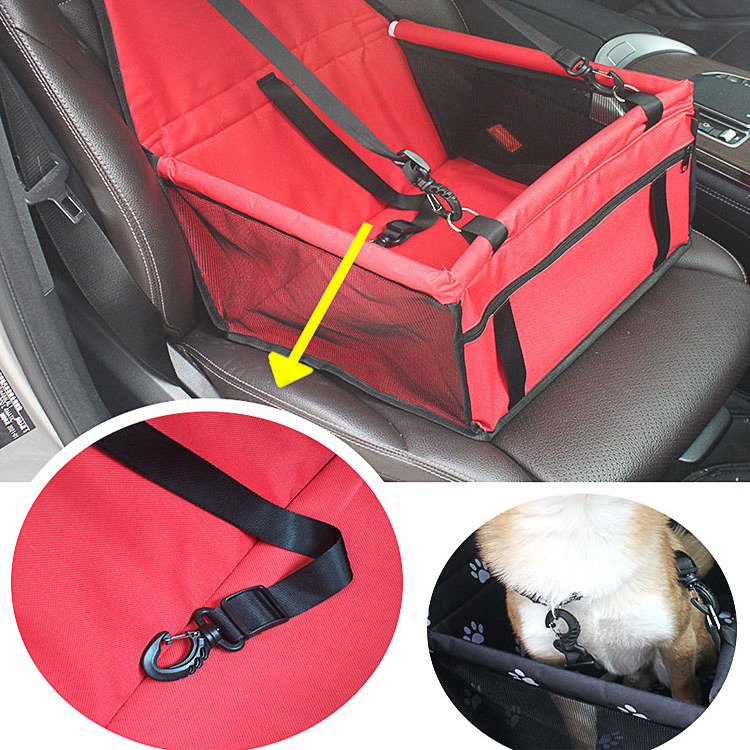 Hot sale custom dog car seat waterproof dog travel car seat bed for car front and back