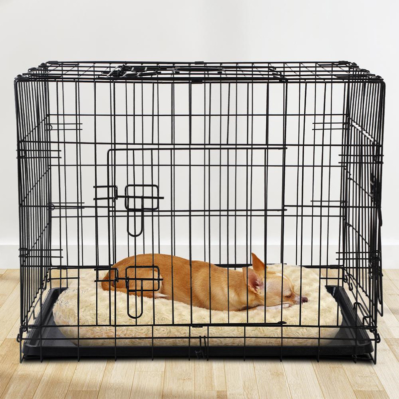 Pet crate dog cage xxxl 48 42 36 inch foldable extra large pet dog crate modern dog house crate