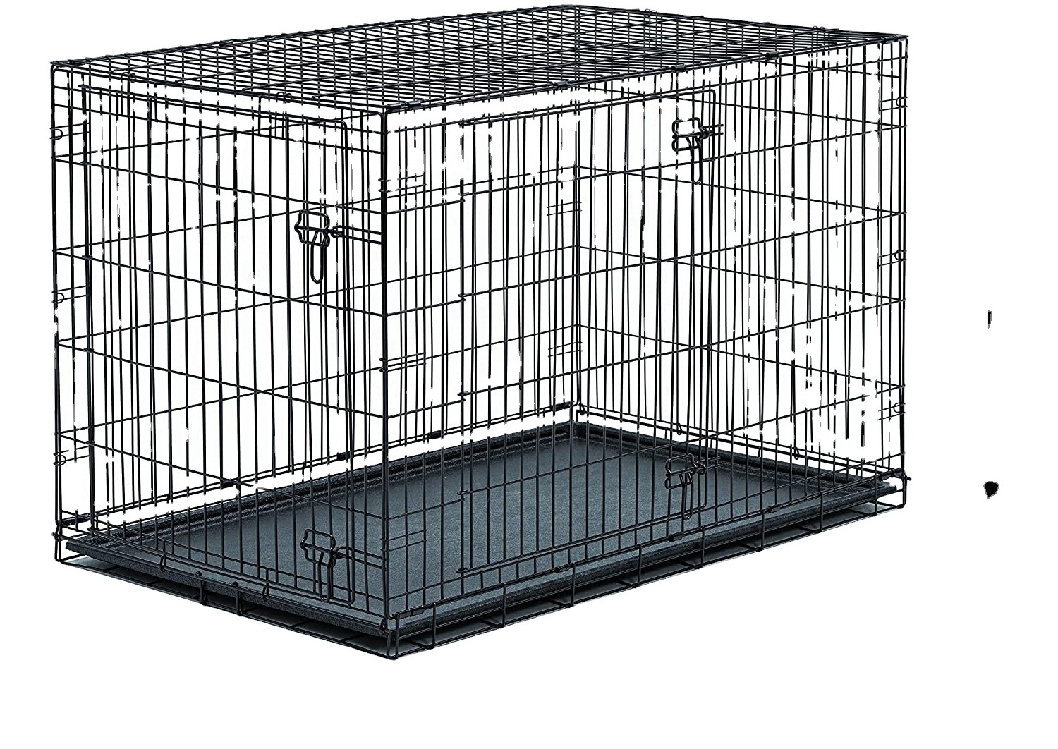 Custom extra strong jumbo dog cage crates large 24 30 36 42 48 Inch luxury medium size dog crate uk with plastic trays