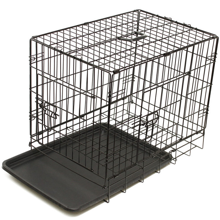 High Quality Folding Playpen For Pets Stackable Dog Kennel Cage Indoor Double Doors Large Wire Dog Breeder Cage