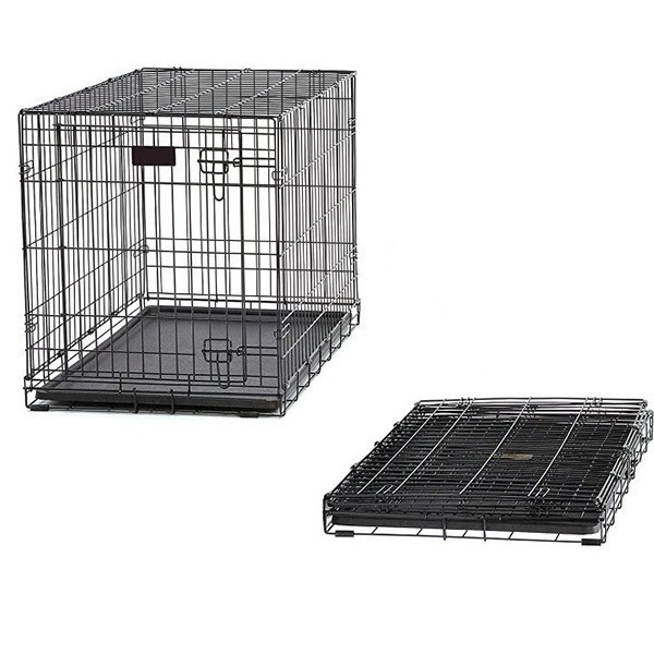 High Quality Folding Playpen For Pets Stackable Dog Kennel Cage Indoor Double Doors Large Wire Dog Breeder Cage