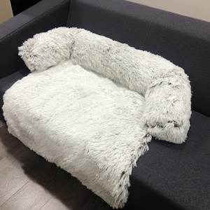 Factory supply detachable plush pet dog bed sofa calming sofa pet bed with good price