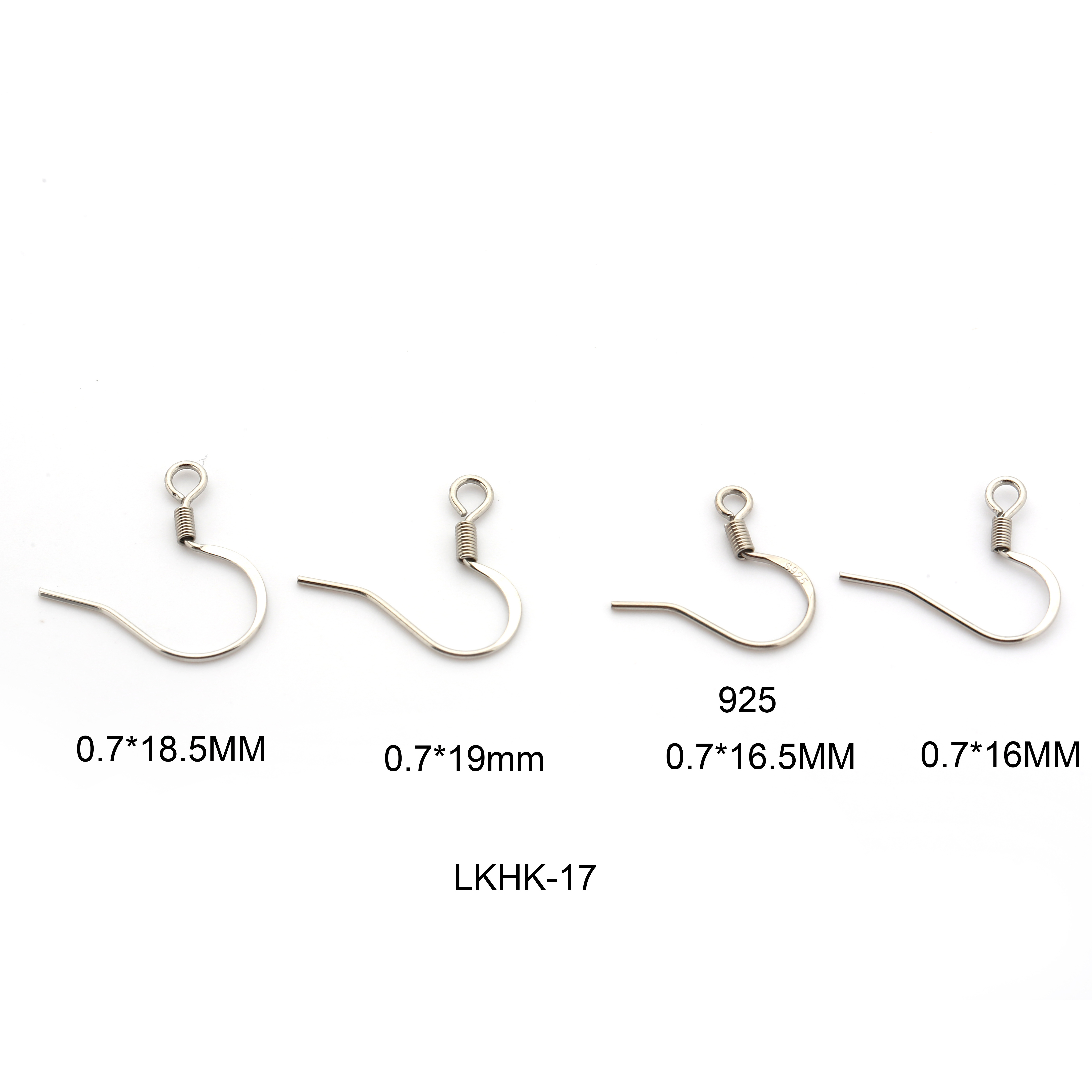 Wholesale  French Hook Ear wires Fishhook Clasp Stainless Steel Jewelry Findings For Jewelry Making