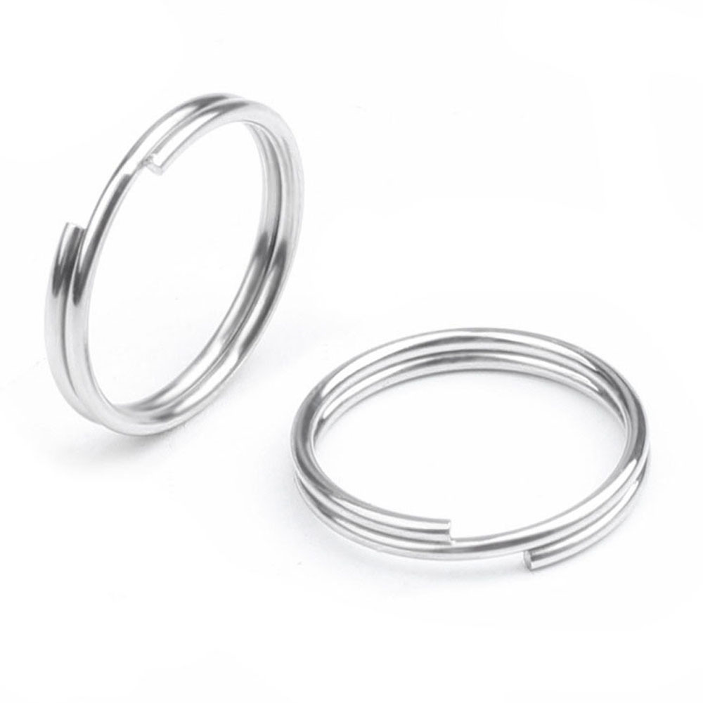 Stainless steel Jump Rings Double Loops Connectors Jewelry Findings For DIY Making Necklace Split Ring Jewelry Accessories