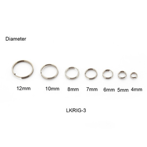 Stainless steel Jump Rings Double Loops Connectors Jewelry Findings For DIY Making Necklace Split Ring Jewelry Accessories