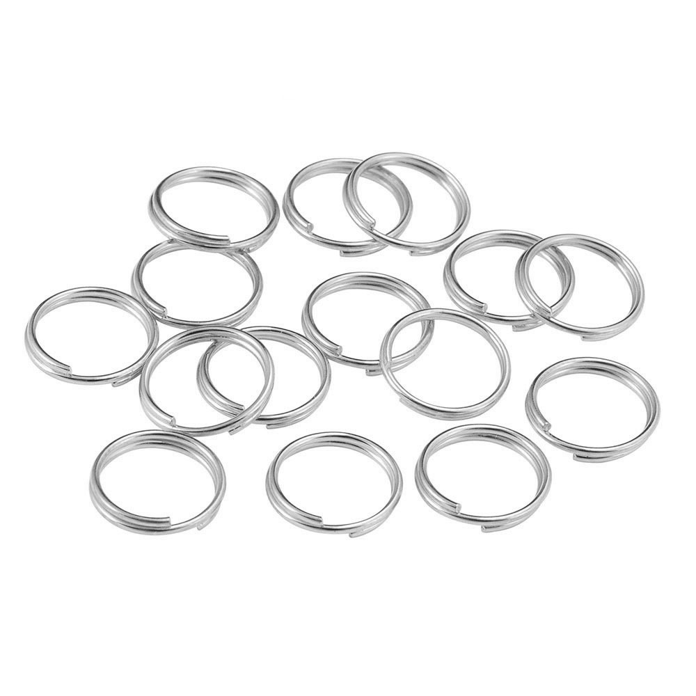 Stainless steel Jump Rings Double Loops Connectors Jewelry Findings For DIY Making Necklace Split Ring Jewelry Accessories