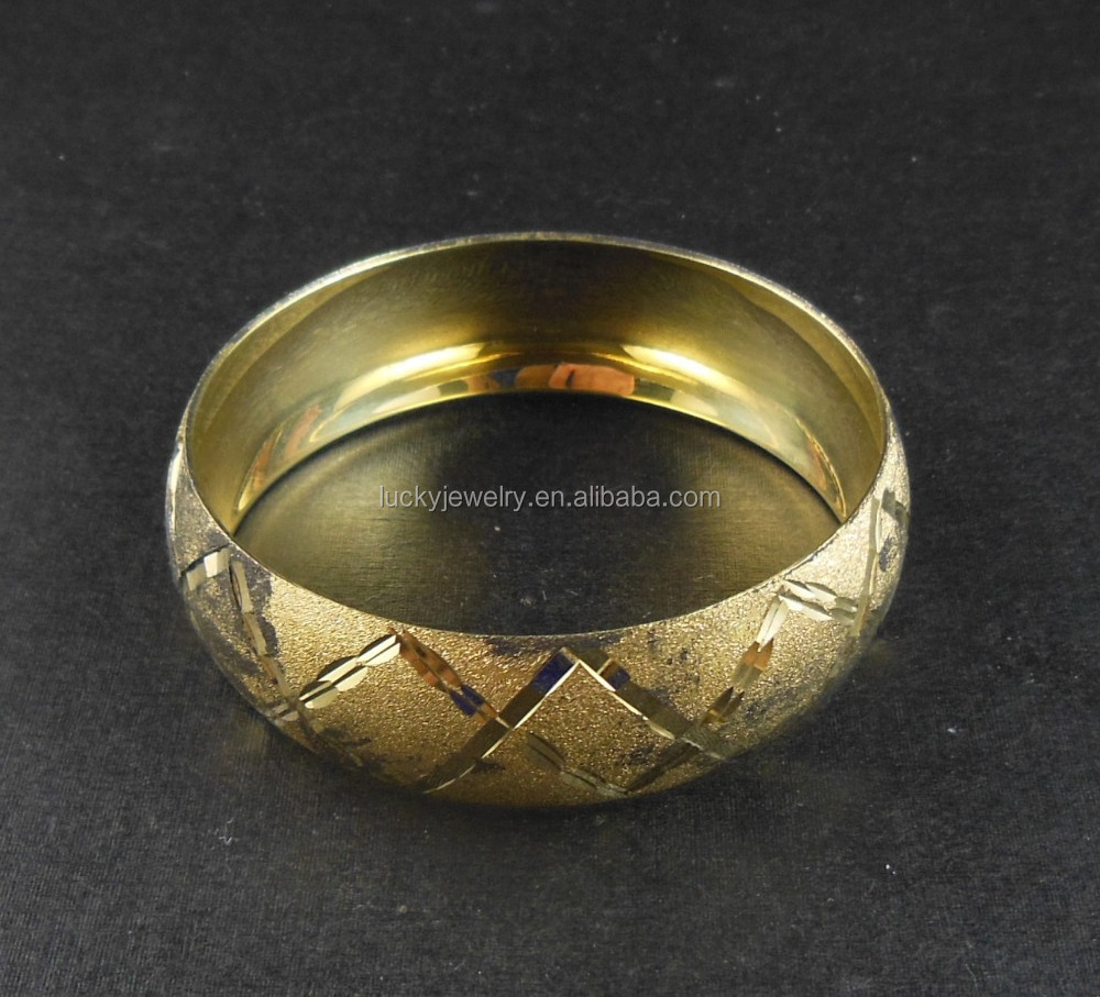 Wholesale saudi arabia gold bangles design imitation jewelry, wide gold cuff bracelet brass copper bangles