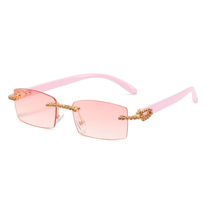 Butterfly Wholesale Customization High Newest 2023  Fashion Personality Women Pink Sunglasses