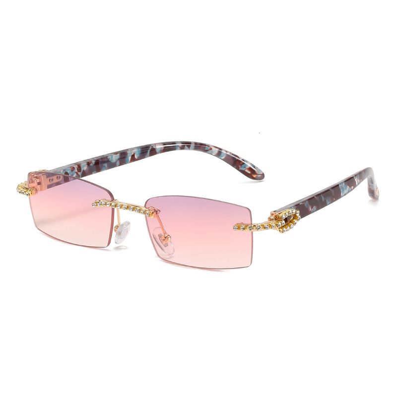 Butterfly Wholesale Customization High Newest 2023  Fashion Personality Women Pink Sunglasses