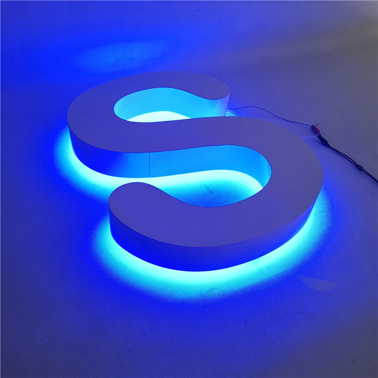 Reserve Channel Letters Back Lit Channel Letter LED Sign Board Metal Sign