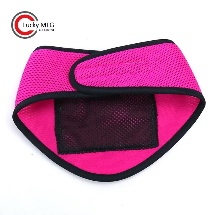 Pet Mesh Instant Ice Evaporative Scarf Dog Cooling Bandana for Summer Polyester Sunstroke Cooling Neck Wrap Dog Collar Solid